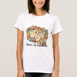 Skapa dina egna giggiskblommor t shirt