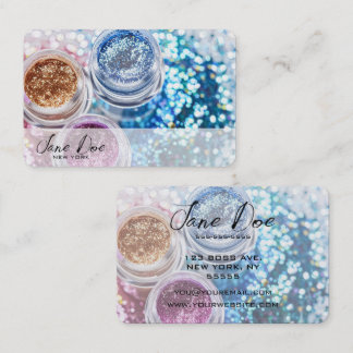 Skapa dina egna Glitter-punkter Visitkort