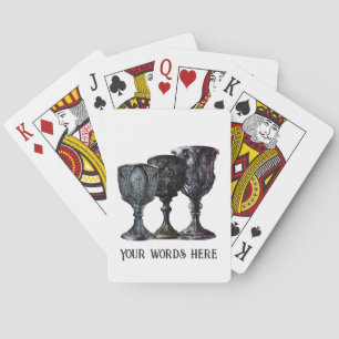 Skapa dina egna gotiic Black Chalices Casinokort