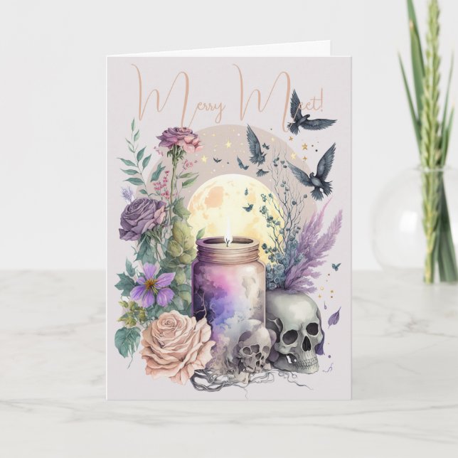 Skapa dina egna gotiska rosor kort (Framsida)