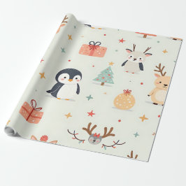 Skapa dina egna gröna Kawaii juldjur Presentpapper