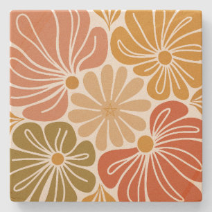 Skapa dina egna groovy retro gerbera blommor stenunderlägg