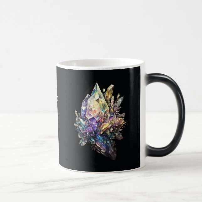 Skapa dina egna Gult Crystals Magisk Mugg (Höger)