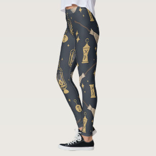 Skapa Dina Egna Gyllene Himmelska Lyktor Kvastar Leggings