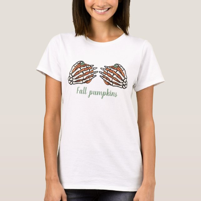 Skapa dina egna höstpumpar t shirt (Framsida)