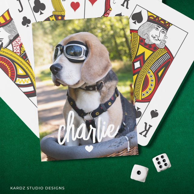 Skapa Dina Egna Hundnamn Foto Spelkort (Add your dog´s name and favorite picture.)