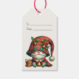 Skapa Dina Egna Julgran Plaid Tomte Bjällror Presentetikett