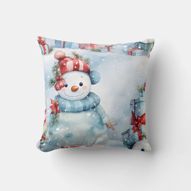 Skapa Dina Egna Julklappar i Snön Kudde (Framsida)