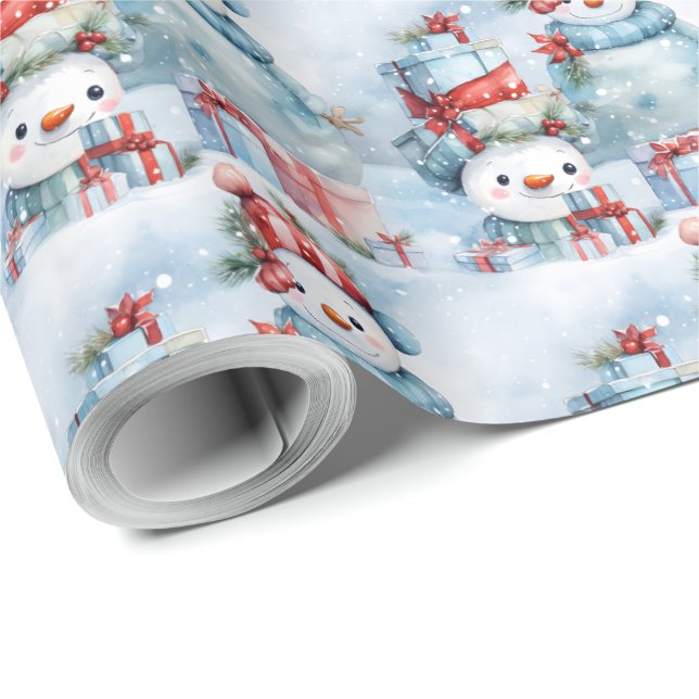 Skapa Dina Egna Julklappar i Snön Presentpapper (Rulle Hörn)