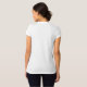 Bella+Canvas Jersey T-tröja med V-ringning för kvinnor (Hel baksida)