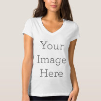 Skapa dina egna kvinnors V-Nacke T Shirt