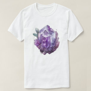 Skapa dina egna lila ametistkristaller t shirt