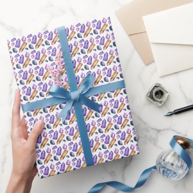 Skapa dina egna Lila- och Guld-krypstaler Presentpapper (Gifting)