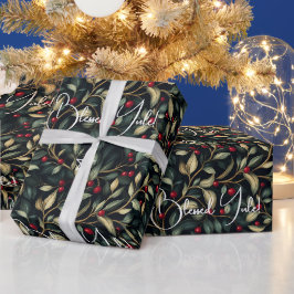 Skapa Dina Egna Ljusgröna Röda Julbär Presentpapper
