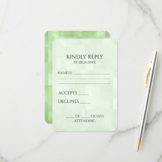 Skapa dina egna Ljust grönt kvadrater Struktur OSA Kort