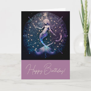 Skapa dina egna Magic Celestial Sjöjungfru Paradis Helgkort