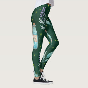 Skapa Dina Egna Magiska Månskottsdrycker Blommande Leggings