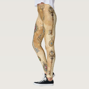 Skapa Dina Egna Magiska Nycklar Gyllene Leggings