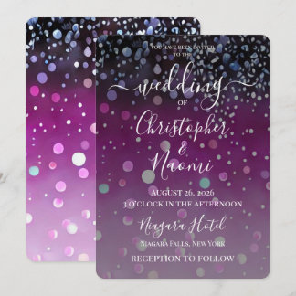 Skapa Dina Egna Målade Glitter Inbjudningar