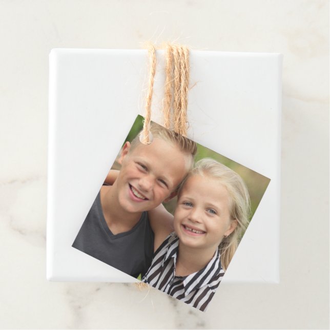 Skapa dina egna Märkre för fotogåva Gåvor Etiketter (På plats)