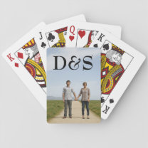 Skapa dina egna monogram fotospelkort casinokort