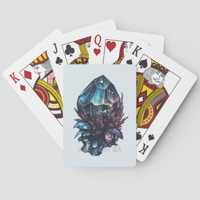 Skapa dina egna Mörk Crystals Casinokort (Baksidan)