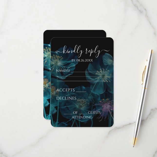 Skapa dina egna - Mörkens röntgenblommor från rönt OSA Kort (Fram/Back In Situ)