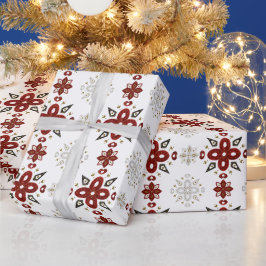 Skapa dina egna nordliga röda Blommigtar-filmer Presentpapper