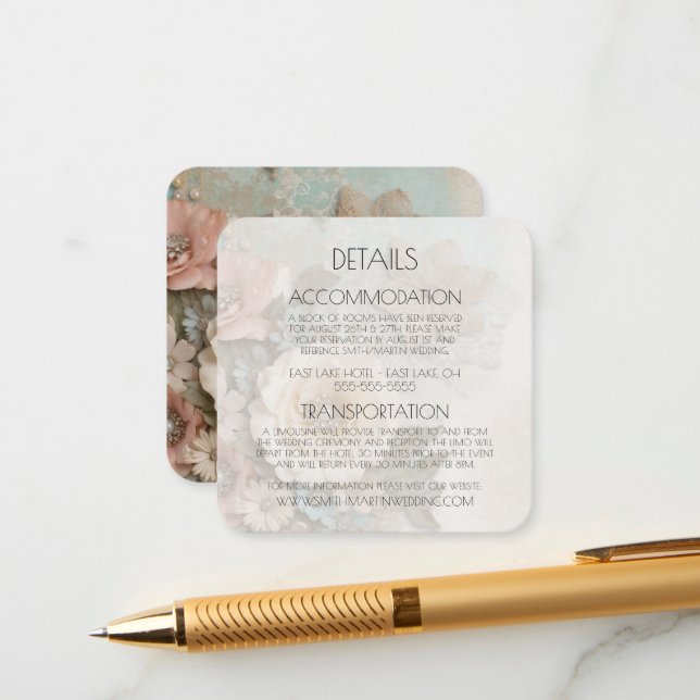 Skapa dina egna Pappra blommor från Rustic Shabby  Tilläggskort (Fram/Back In Situ)