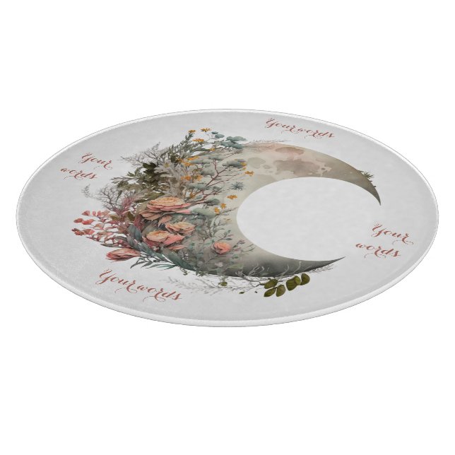 Skapa Dina Egna Persikor Rosor Blommig Halvmåne (Hörn)