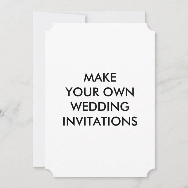 Skapa dina egna personligt bröllpinbjudningar 5 x inbjudningar (Framsida)