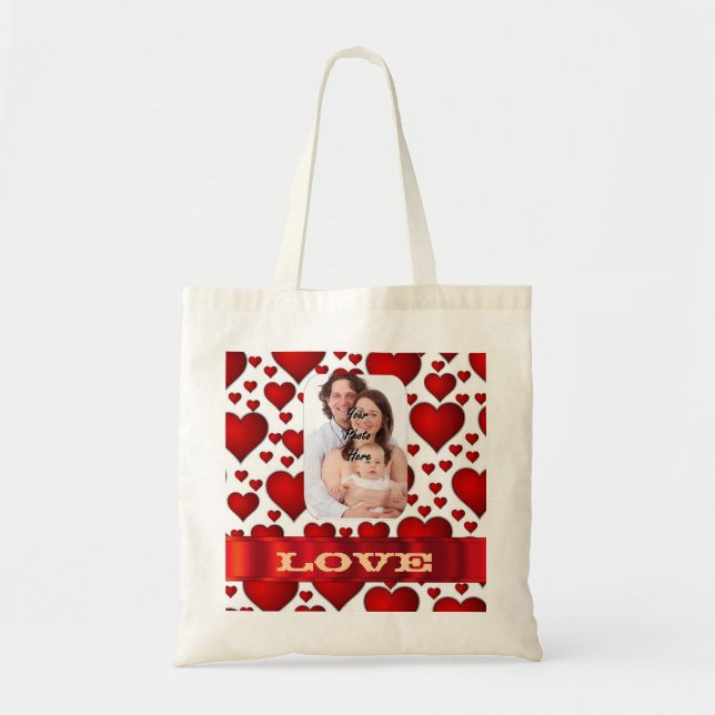 Skapa dina egna romantiska valentineser tygkasse (Framsidan)
