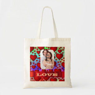 Skapa dina egna romantiska valentineser tygkasse