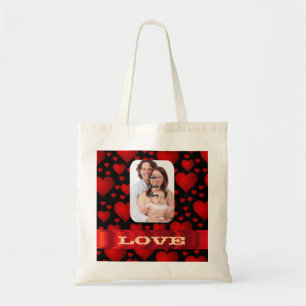 Skapa dina egna romantiska valentineser tygkasse