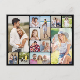 Skapa Dina Egna Rundade Hörnor 12 Foto Collage Vykort