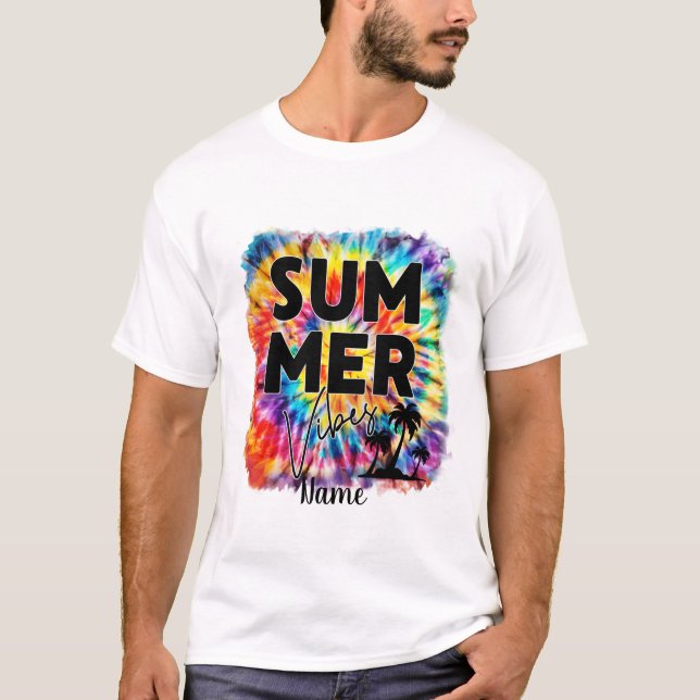 Skapa dina egna sommarvibes t shirt (Framsida)
