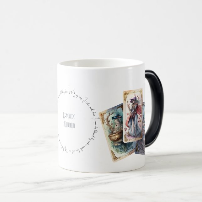 Skapa dina egna tre Tarot-kort Magisk Mugg (Framsida höger)
