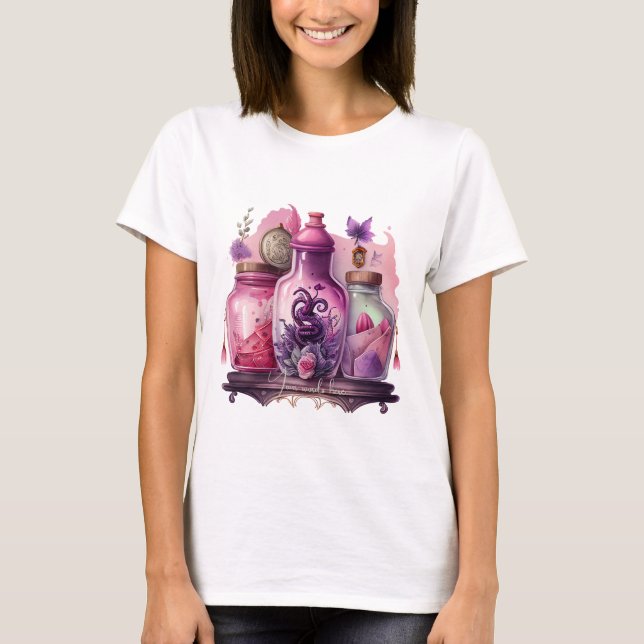 Skapa Dina Egna Trolldrycksflaskor T Shirt (Framsida)