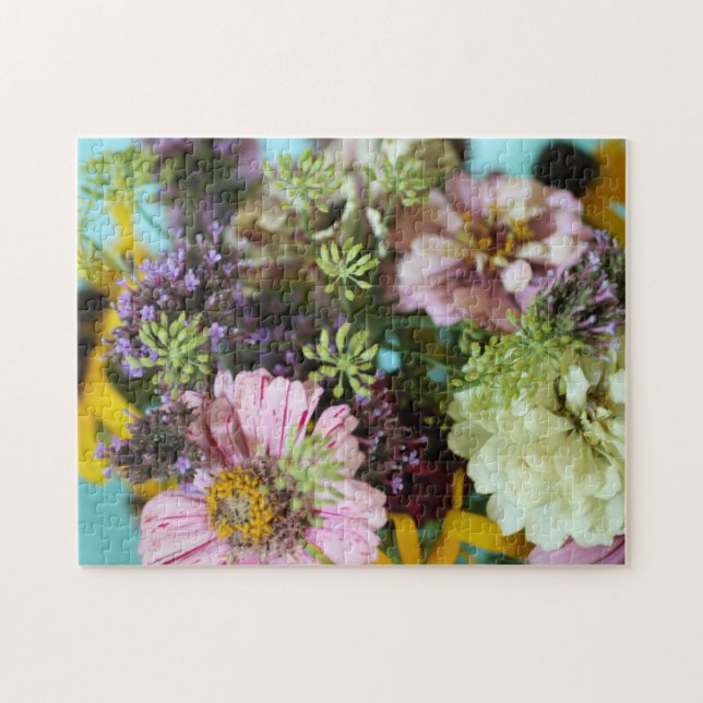 Skapa Dina Egna Vackra Vildblommor  Pussel (Horisontell)
