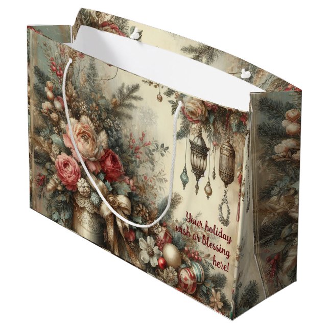 Skapa dina egna Viktorianska jullampor för Blommig (Baksidan Vinklad)