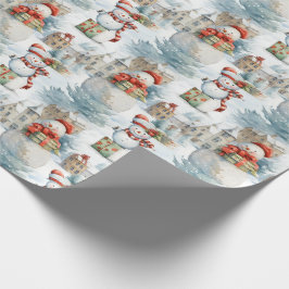 Skapa dina egna vinter-snigmän presentpapper