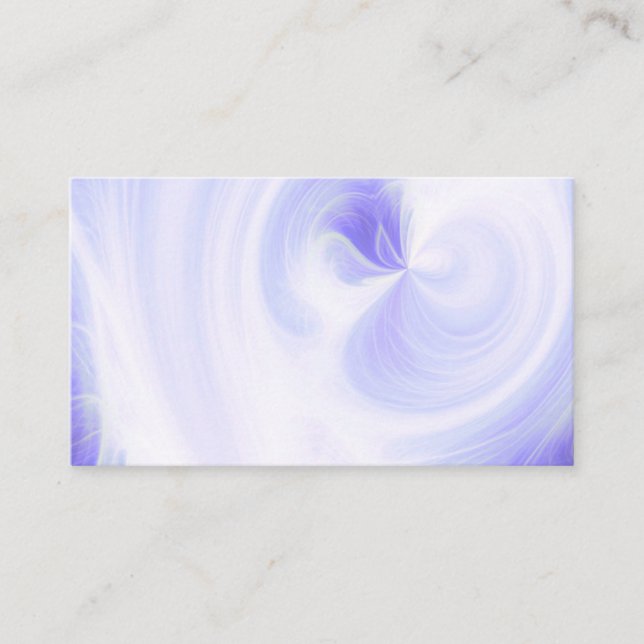 Skapa dina egna vita ljusvirvlar - Djup lila Visitkort (Framsida)