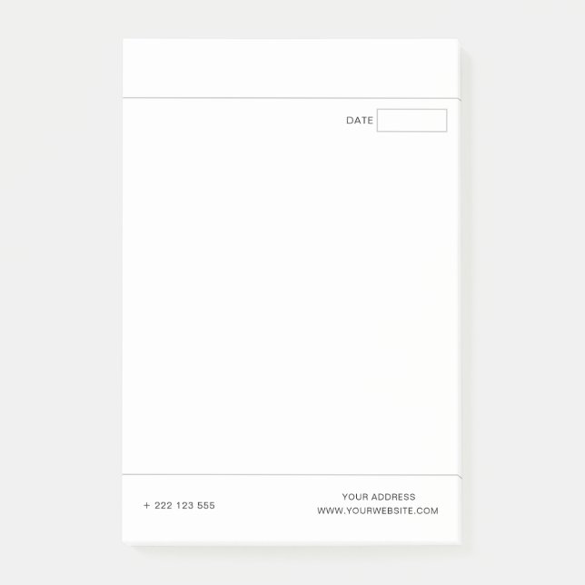 Skapa dina egna vita post-it block (Framsida)