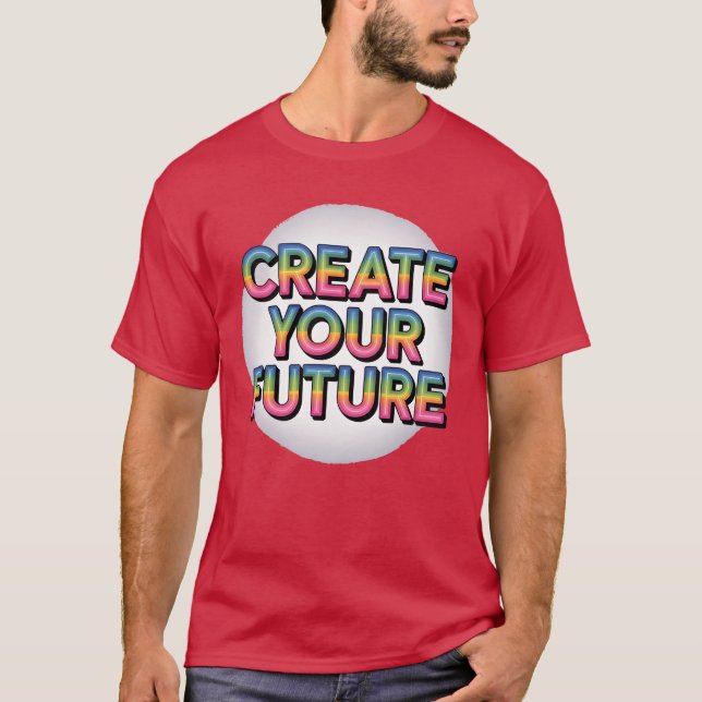 Skapa Dina Framtida Rainbowet Vänner T Shirt (Framsida)