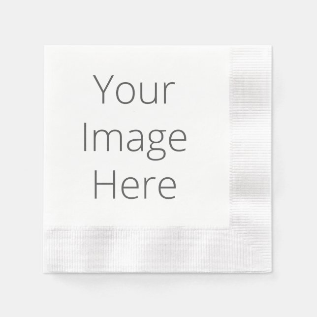 Skapa dina Pappra blöjor med vit koksvans Pappersservett (Framsidan)