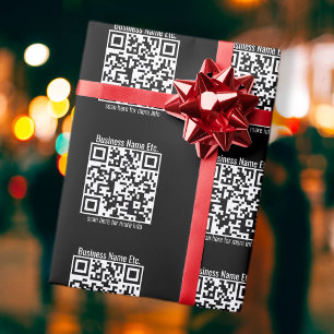Skapa direkt QR-kod med kakel Mönster & Namn Etc. Presentpapper