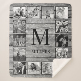 Skapa ditt Anpassningsbar Photo Collage Rustic Far