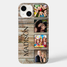 Skapa ditt Anpassningsbar Photo Collage Rustic Far