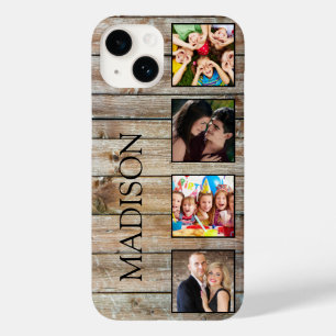 Skapa ditt Anpassningsbar Photo Collage Rustic Far