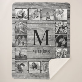 Skapa ditt Anpassningsbar Photo Collage Rustic Far